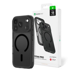Etui AMAZINGTHING Titan Pro Lens na iPhone 18 Pro Max z osłoną aparatu i mocowaniem na smycz kompatybilne z MagSafe - czarne