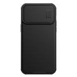 Nillkin CamShield S Case iPhone 14 Pro Max Armored Cover Camera Protector Black