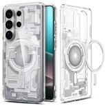 Spigen Ultra Hybrid Mag MagSafe Case for Samsung Galaxy S26 Ultra Zero One - Clear and White