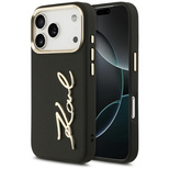 Karl Lagerfeld Karl Script Logo Case für iPhone 17 Pro - Schwarz
