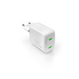 Puro MiniPro 35W GaN 2xUSB-C Wall Charger - White