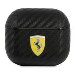 Ferrari FESA3CABK AirPods 3 Hülle schwarz/schwarz On Track PU Carbon