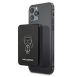 Karl Lagerfeld 3000mAh Inductive Powerbank with MagSafe - Black
