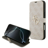 Guess Book 4G Metal Logo Case für iPhone 17 Pro Max - Pink