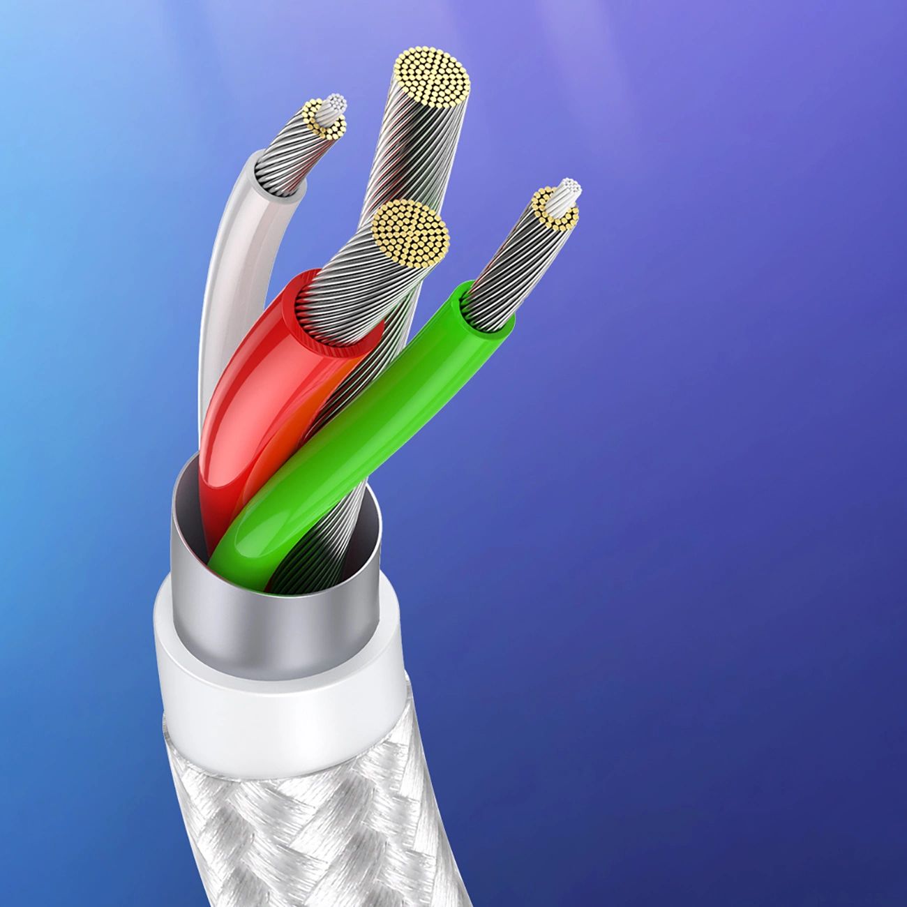 Internal cross-section of the Ugreen US288 cable