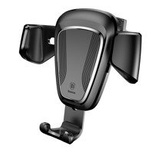 Baseus Gravity Car Mount Schwerkraft-Autohalterung für Lüftungsschlitze für Telefon 4-6" schwarz (SUYL-01)