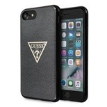 Etui Guess Glitter Triangle na iPhone 7 / 8 / SE 2020 / SE 2022 - czarne