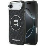 Karl Lagerfeld IML Karl Head Logo MagSafe Hülle für iPhone 17 Air - Schwarz
