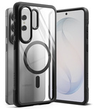 Ringke Fusion Bold Magnetische MagSafe-Hülle für Samsung Galaxy S26 Ultra – Transparent Schwarz