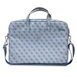 Guess Saffiano 4G Triangle Logo Tasche für einen 16&#39;&#39; Laptop – Blau