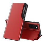 Eco Leather View Case booktype case schutzhülle aufklappbare hülle Samsung Galaxy A72 4G rot