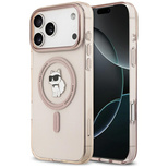 Karl Lagerfeld IML Choupette MagSafe Case for iPhone 17 Pro Max - Pink