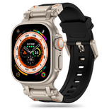 Pasek Tech-Protect Delta Pro na Apple Watch 4 / 5 / 6 / 7 / 8 / 9 / SE / Ultra 1 / 2 (42/44/45/49 mm) - czarno-tytanowy