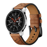 Tech-Protect Leather Strap for Samsung Galaxy Watch 46mm - Brown