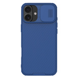 Nillkin CamShield Pro magnetische Hülle für iPhone 16 – blau