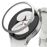Ringke Bezel Styling Case Frame Envelope Ring Samsung Galaxy Watch 5 44mm / 4 44mm Silver (Stainless Steel) (GW4-44-04)