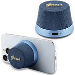 Guess Magnetic Script Metal Bluetooth speaker - blue