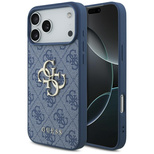 Guess 4G Big Logo Case for iPhone 17 Pro Max - Blue