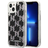 Karl Lagerfeld KLHCP14MLMNMK iPhone 14 Plus 6.7&quot; Hardcase schwarz / schwarz Liquid Glitter Monogram