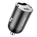 Baseus Tiny Star Mini Auto Ladegerät Autoadapter USB Typ C 30W Quick Charge 3.0 PD 3.0 grau (VCHX-B0G)