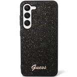 Guess GUHCS23MHGGSHK S23+ S916 schwarz/schwarzes Hartschalenetui Glitter Script