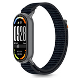 Pasek Tech-Protect Nylon Pro na Xiaomi Smart Band 8 / 9 / 10 / NFC - czarno-pomarańczowo