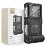 Tech-Protect Waterproof Case IPX8 for 4.7-6.7&quot; Smartphones - Black