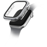 Etui ze szkłem hartowanym UNIQ Voute na Apple Watch 10 42 mm - srebrne