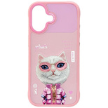 Nimmy Cool&amp;Cute 2.0 Katzenhülle für iPhone 17 - Rosa