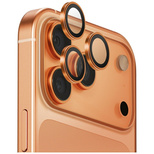Uniq Optix Aluminium-Kameraobjektivschutz für iPhone 17 Pro / iPhone 17 Pro Max mit Applikator – Kupfer