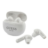 Guess GUTWS1CWH TWS Bluetooth headphones + docking station white/white