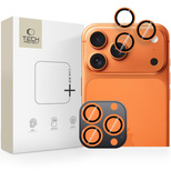 Tech-Protect Camring Fit+ Kameraabdeckung für iPhone 14 Pro / Max / 15 Pro / Max / 16 Pro / Max / 17 Pro / Max - Orange