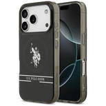 US Polo DH und Bottom Stripe Logo MagSafe Case für iPhone 17 Pro – Schwarz