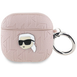 Karl Lagerfeld Monogram Karl Head Case for AirPods 4 - Pink