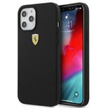 Ferrari FESIHCP12LBK iPhone 12 Pro Max 6.7&quot; schwarz/schwarz Hardcase On Track Silicone