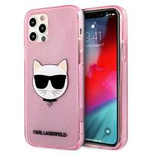 Karl Lagerfeld KLHCP12LCHTUGLP iPhone 12 Pro Max 6,7" różowy/pink hardcase Glitter Choupette