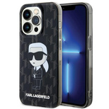 Karl Lagerfeld Monogram Ikonik Case for iPhone 15 Pro Max - Black