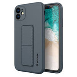 Wozinsky Kickstand Case silicone case with stand for iPhone 11 Pro Max navy blue