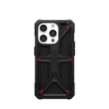 UAG Monarch Hülle für iPhone 15 Pro – schwarzes Kevlar