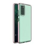 Spring Case Silikon Gel Handyhülle Schutzhülle für Samsung Galaxy A02s EU hellrosa