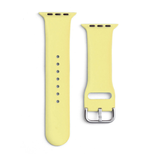 Silikonarmband APS für Apple Watch 42/44/45mm Armband Uhrenarmband - Gelb