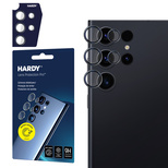 Szkło na obiektyw 3mk HARDY Lens Protection Pro do Samsung Galaxy S23 Ultra - czarne