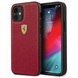 Ferrari FESPEHCP12SRE iPhone 12 mini 5.4&quot; red/red hardcase On Track Perforated