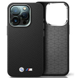 BMW M Edition Kevlar Wrapped Metal iPhone 16 Pro Max Case - Black