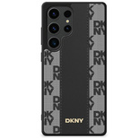 DKNY Leather Checkered Pattern MagSafe Case for Samsung Galaxy S25 Black