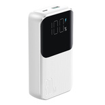 Joyroom JR-PBC07 20000mAh 30W mini power bank with USB-C and Lightning cables - white