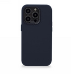 Decoded Leather Case with MagSafe for iPhone 14 Pro Max - navy blue