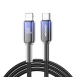 Joyroom S-A42 Crystal-Clear Series 30W USB-C - Lightning cable 1.2m - black