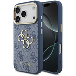 Guess 4G Big 4G Classic Logo Hülle für iPhone 17 Pro - Blau und Gold
