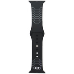 Pasek Audi Geometric Pattern Silicone Watch Strap na Apple Watch 40 / 41 / 42 mm - czarny